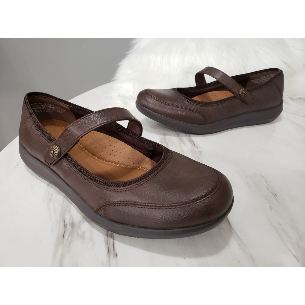 NEW NO BOX 7.5 BARETRAPS Jurnee Faux Leather MARY JANE STRAPS SLIP ON FLATS
